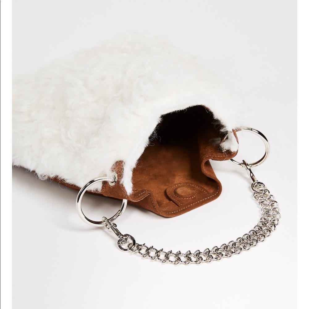✅Shearling Crossbody Made in Italy/Removable Strap. - Picture 5 of 16